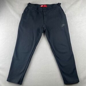 Nike Tech Fleece Cropped Jogger Pants Black Mens M Athletic Casual Sporty Sweats